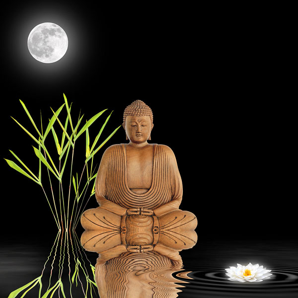 full moon night meditation